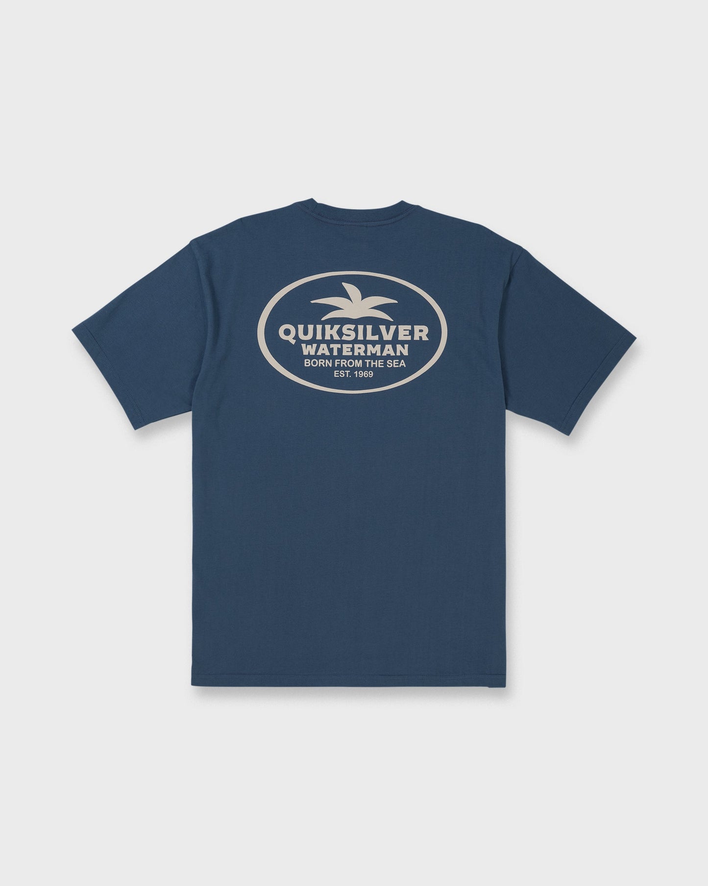 Waterman Union Made Sueded Short Sleeve T-Shirt - Dark Denim