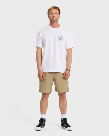 Waterman Early Morning Sueded Short Sleeve T-Shirt - White