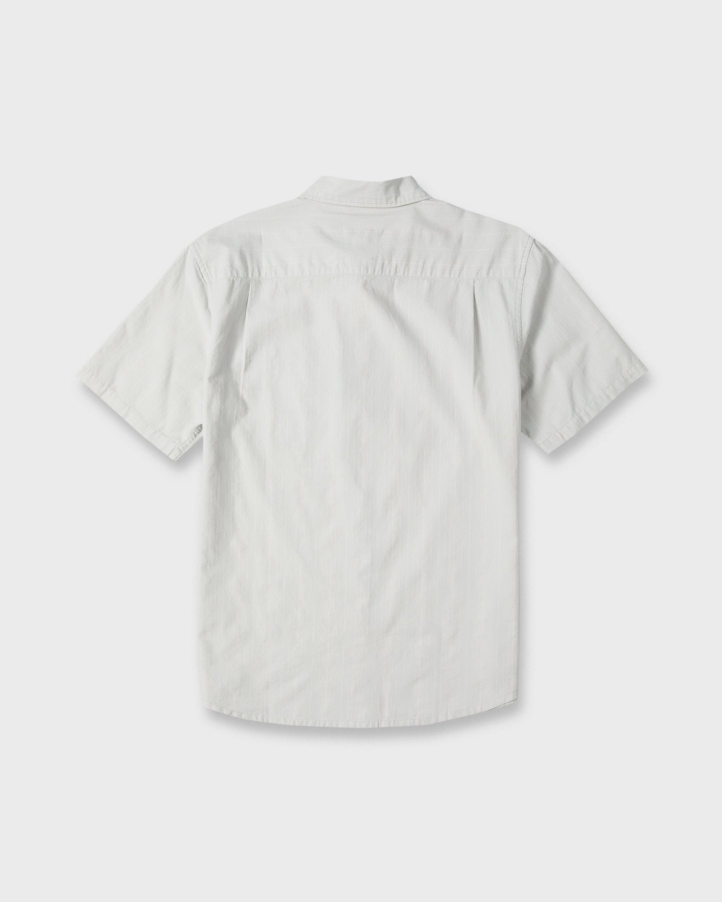 Dobby Stripe Classic Short Sleeve Woven Shirt - Micro Chip