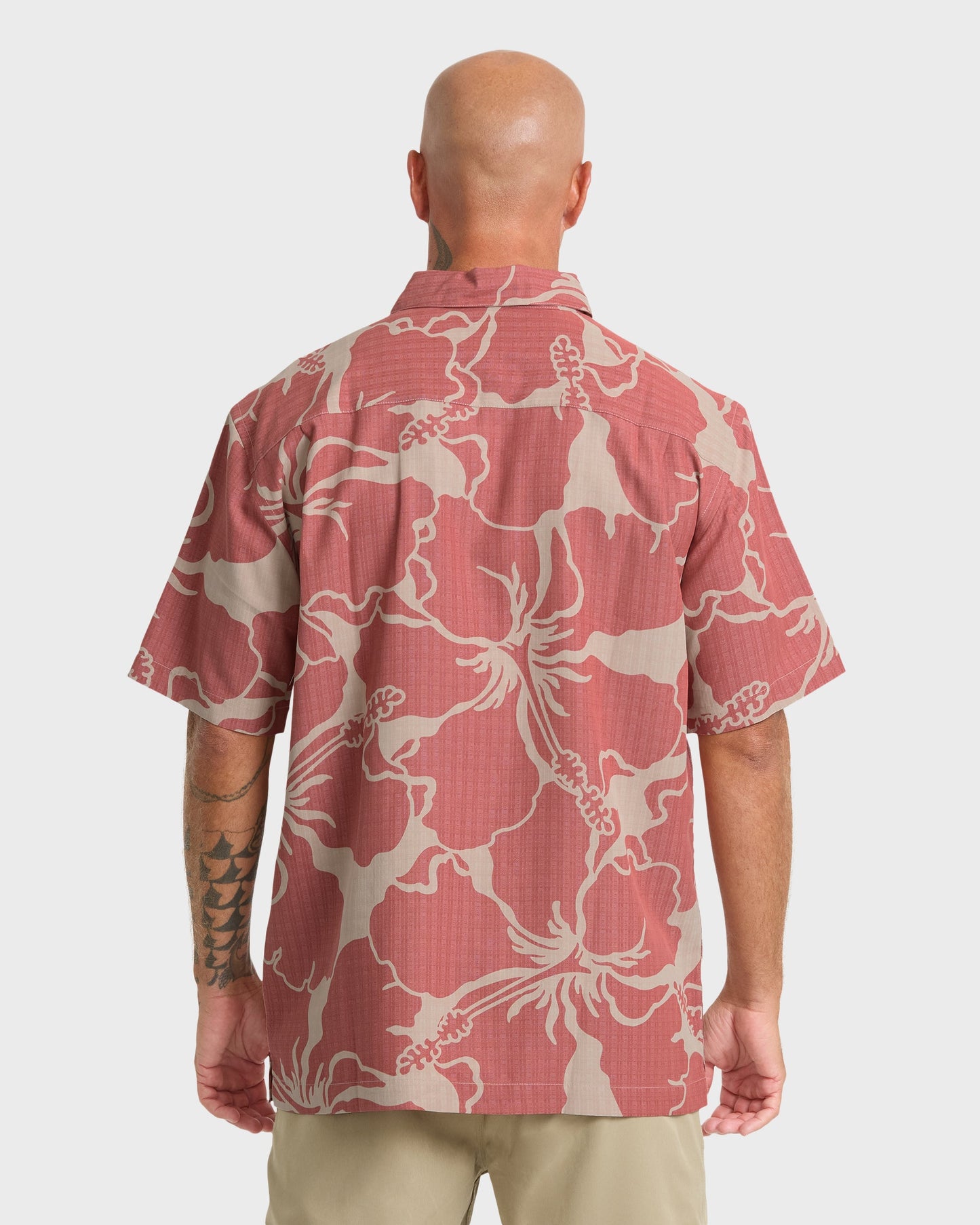 Waterman Bay Breeze Short Sleeve Shirt - Marsala
