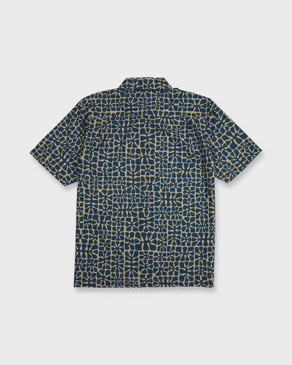Waterman Coral Sea Performance Short Sleeve Shirt - Dark Denim