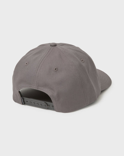 Saltwater Washed Cotton Twill Snapback Hat - Phantom