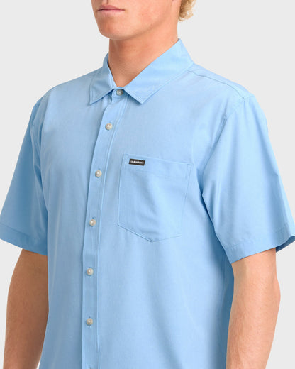 Ridgeport Tech Classic Short Sleeve Woven Shirt - Riviera