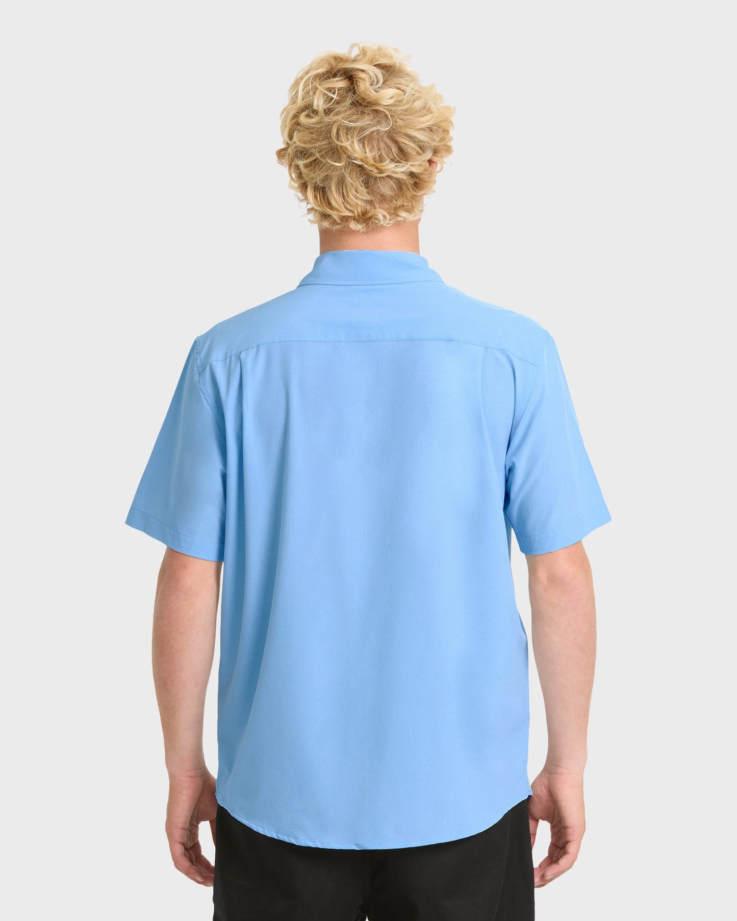 Ridgeport Tech Classic Short Sleeve Woven Shirt - Riviera