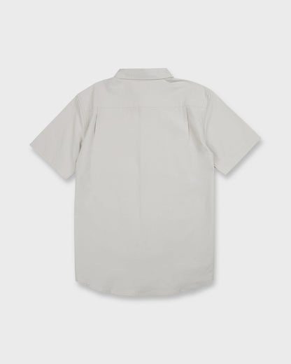 Shore Break Classic Short Sleeve Woven Button-Up Shirt - Micro Chip