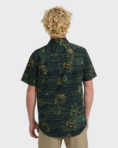 Sundown Stretch Classic Short Sleeve Shirt - Anthracite