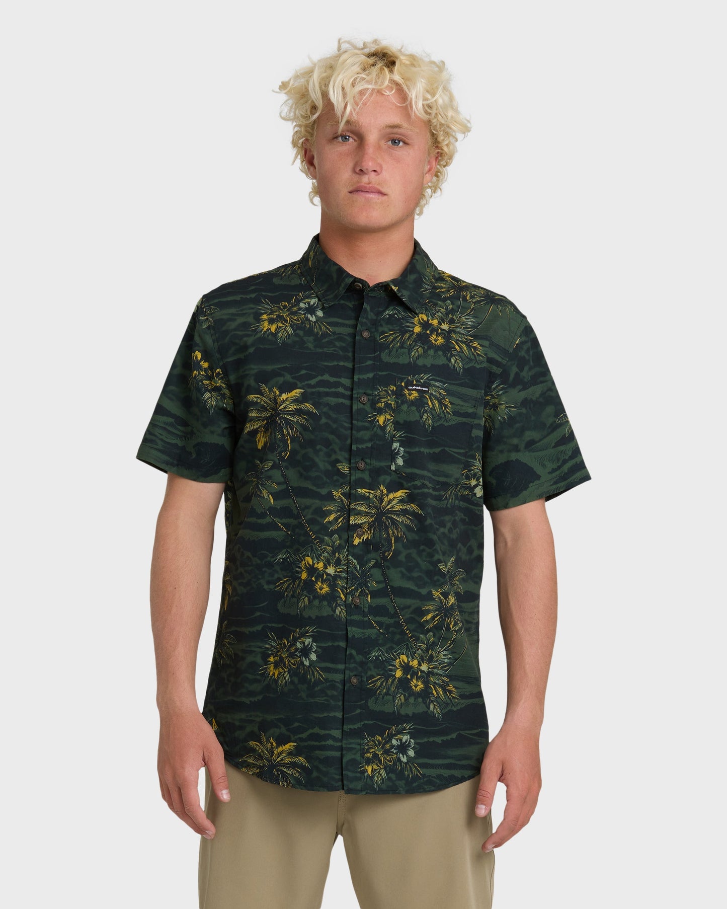 Sundown Stretch Classic Short Sleeve Shirt - Anthracite