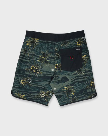 Hi Sundown Scallop 19" Boardshorts - Black