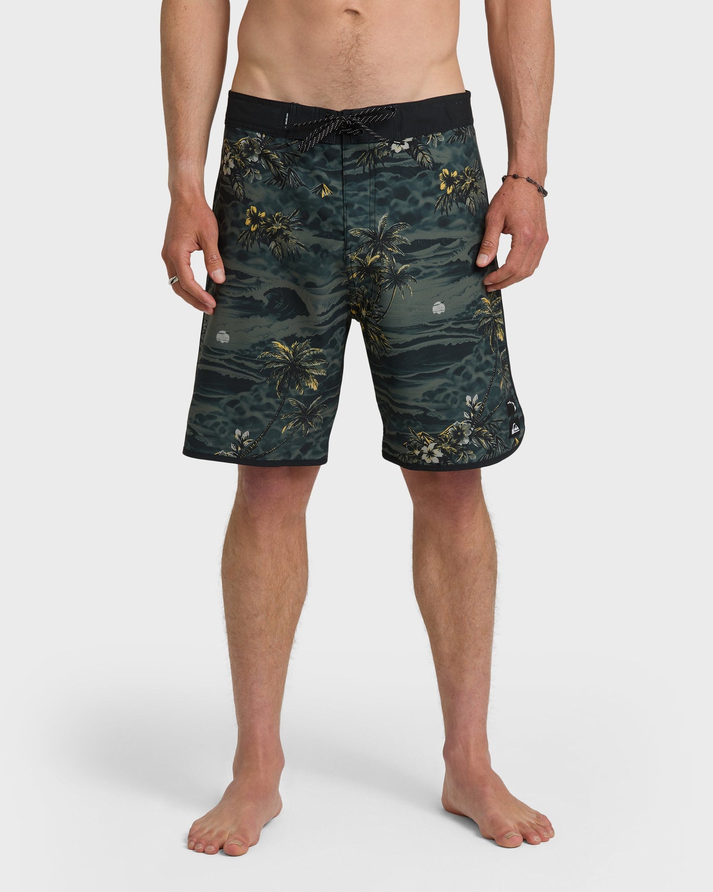 Hi Sundown Scallop 19" Boardshorts - Black