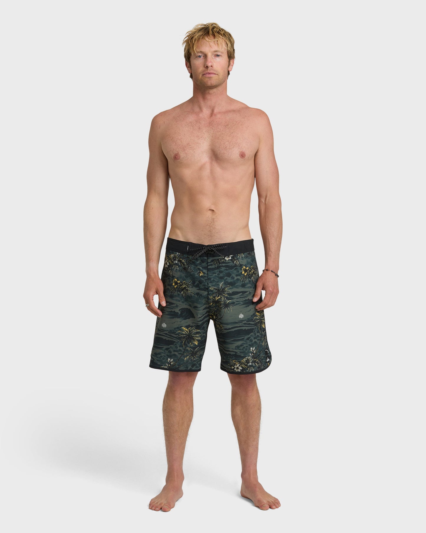 Hi Sundown Scallop 19" Boardshorts - Black
