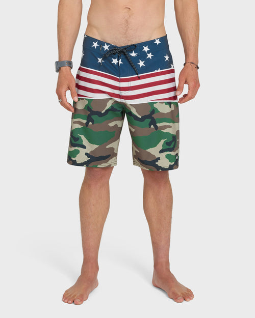 Surfsilk Panel 20" Boardshorts - Salsa