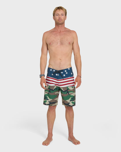 Surfsilk Panel 20" Boardshorts - Salsa