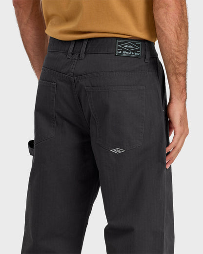 Carpenter Herringbone Pants - Phantom