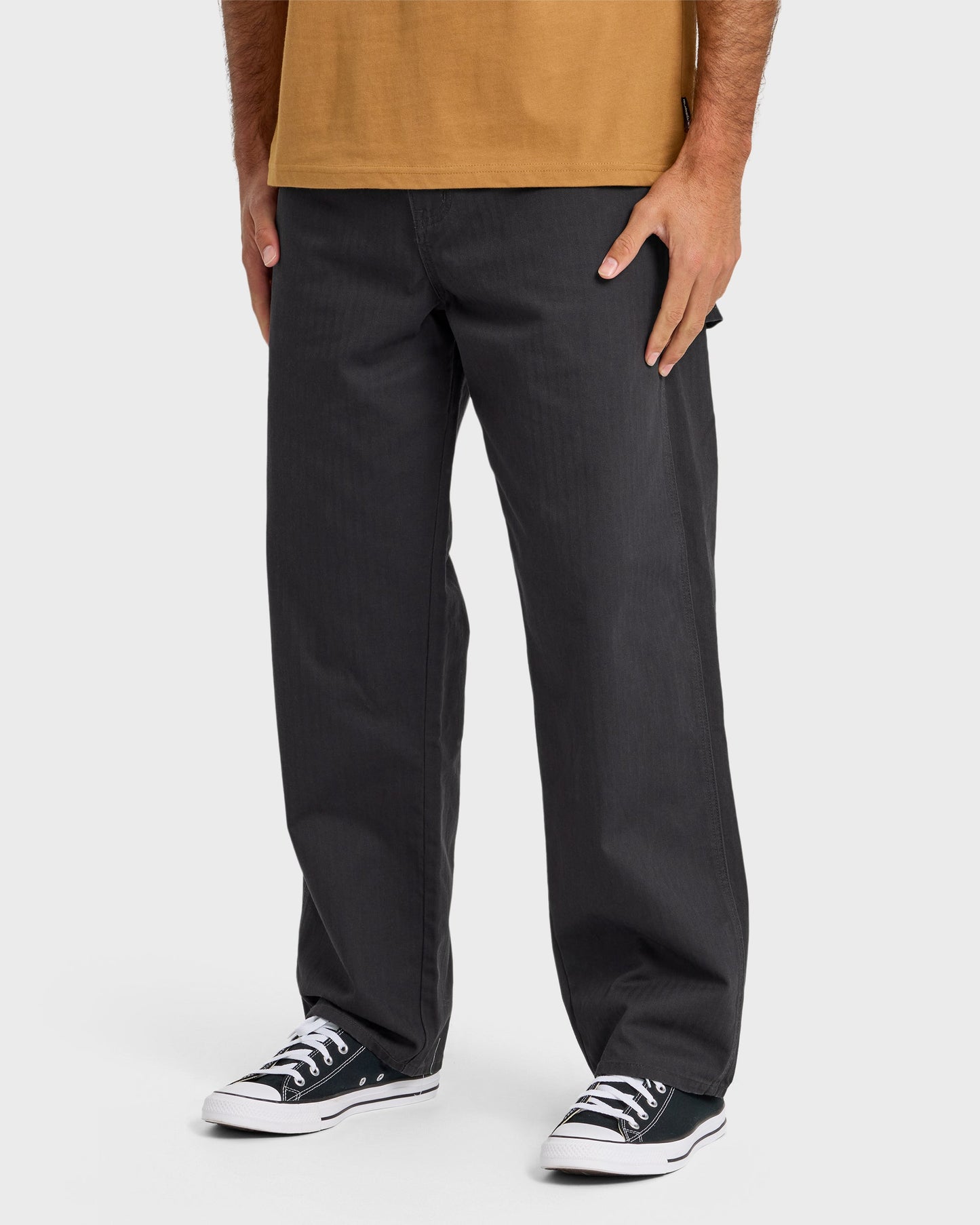 Carpenter Herringbone Pants - Phantom