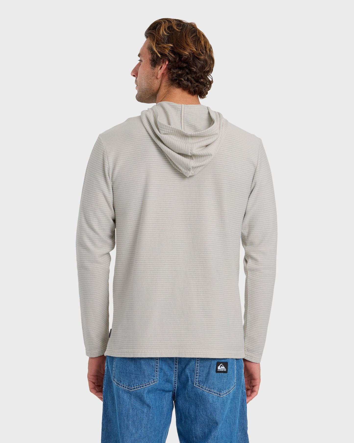 Alamitos Jacquard Stripe Pullover Hoodie - Micro Chip