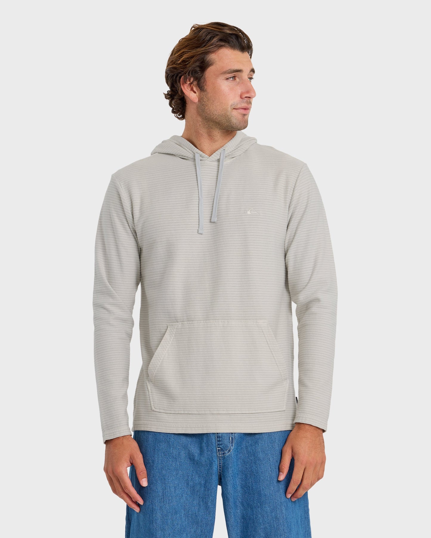 Alamitos Jacquard Stripe Pullover Hoodie - Micro Chip