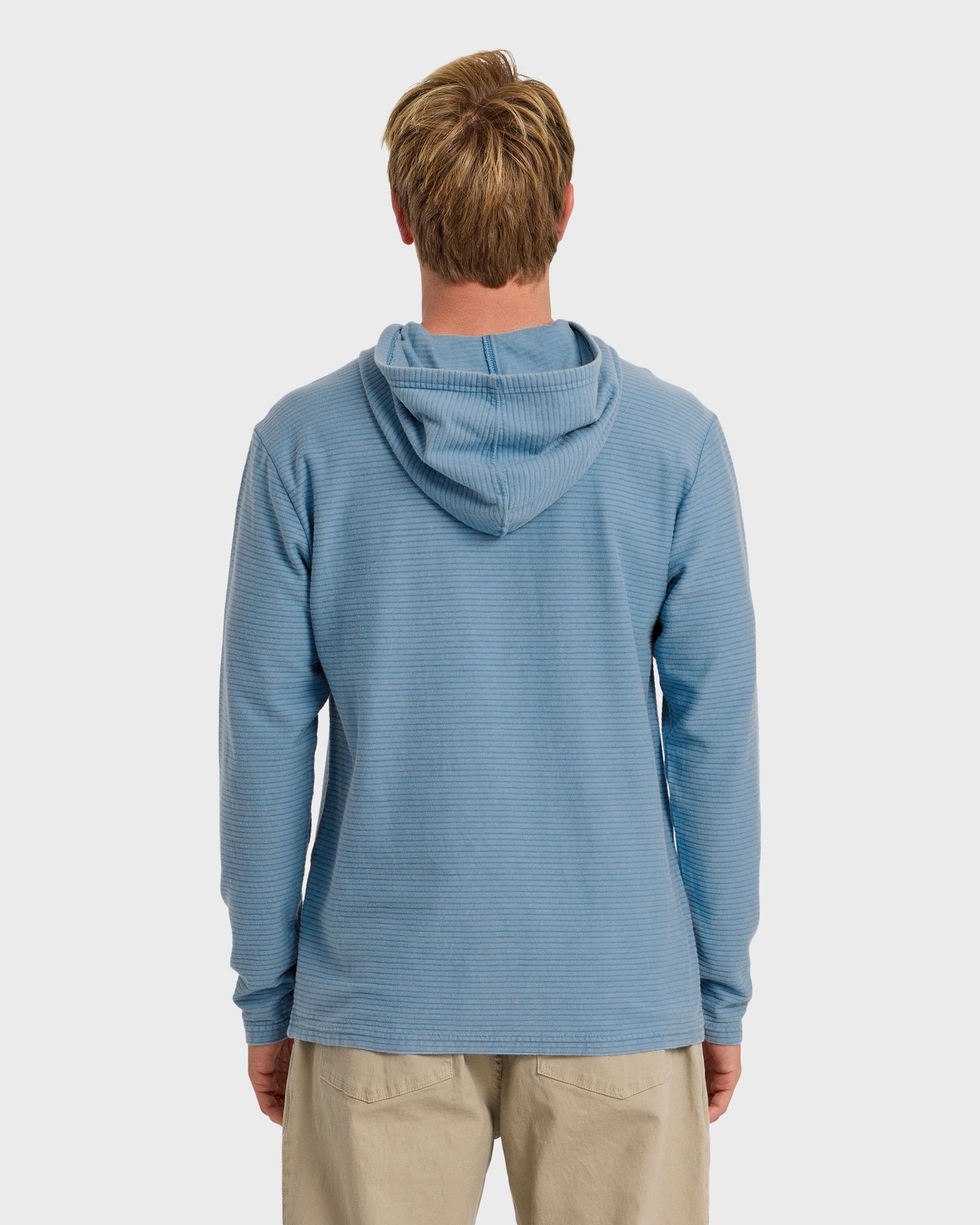 Alamitos Jacquard Stripe Pullover Hoodie - Riviera