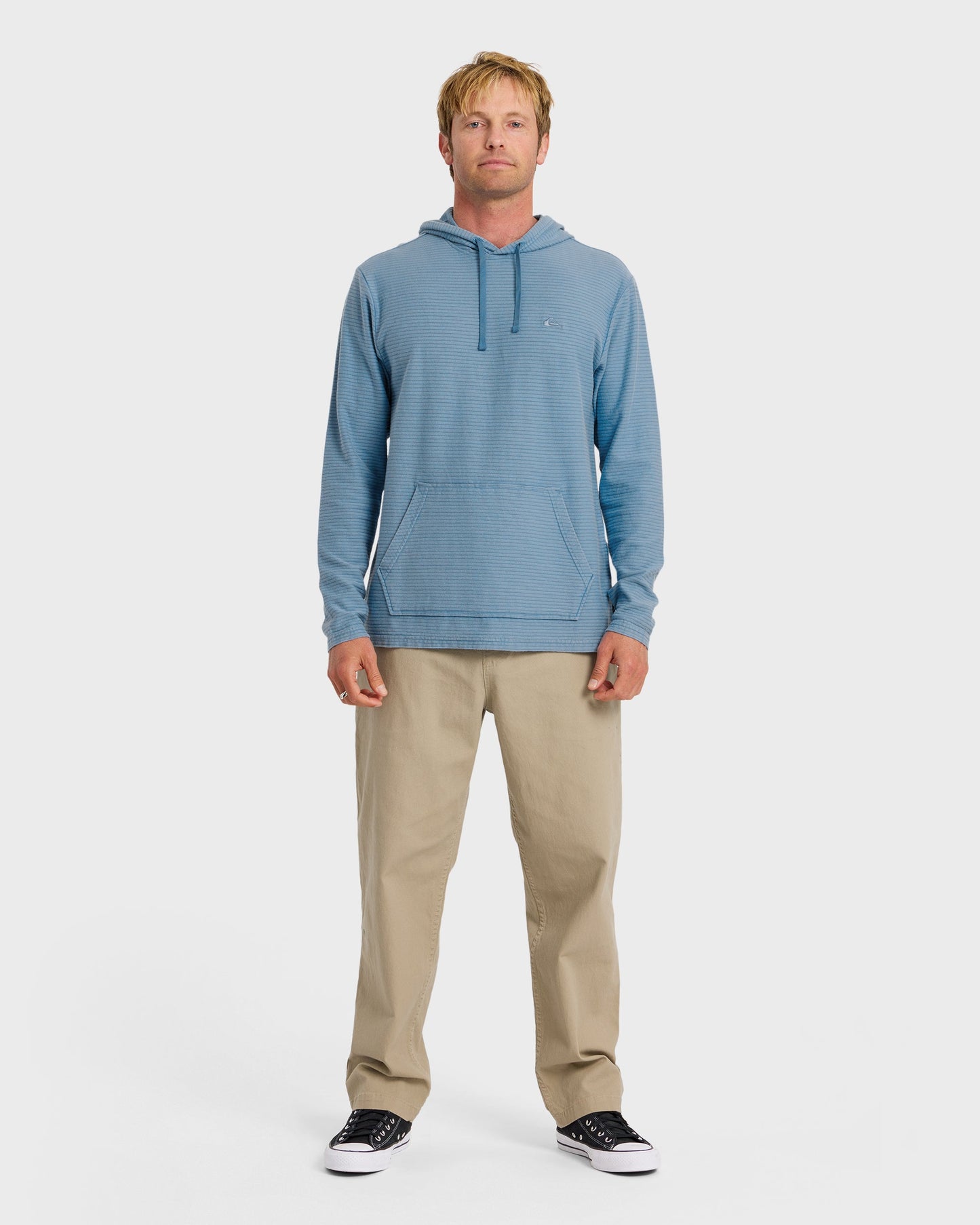 Alamitos Jacquard Stripe Pullover Hoodie - Riviera