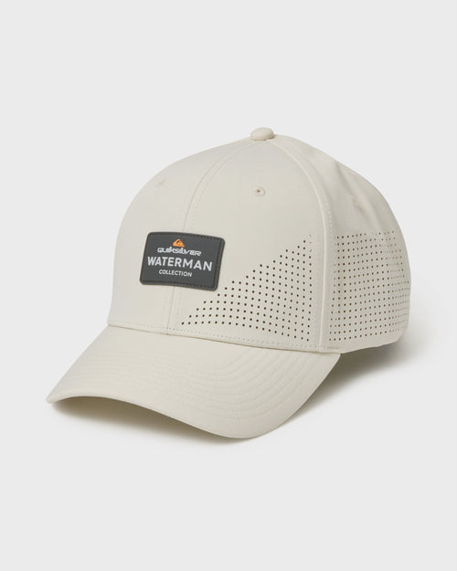 Perf Turf 2 Tech Fabric Snapback Hat - Bone White