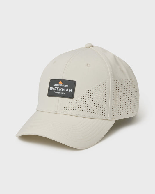 Perf Turf 2 Tech Fabric Snapback Hat - Bone White
