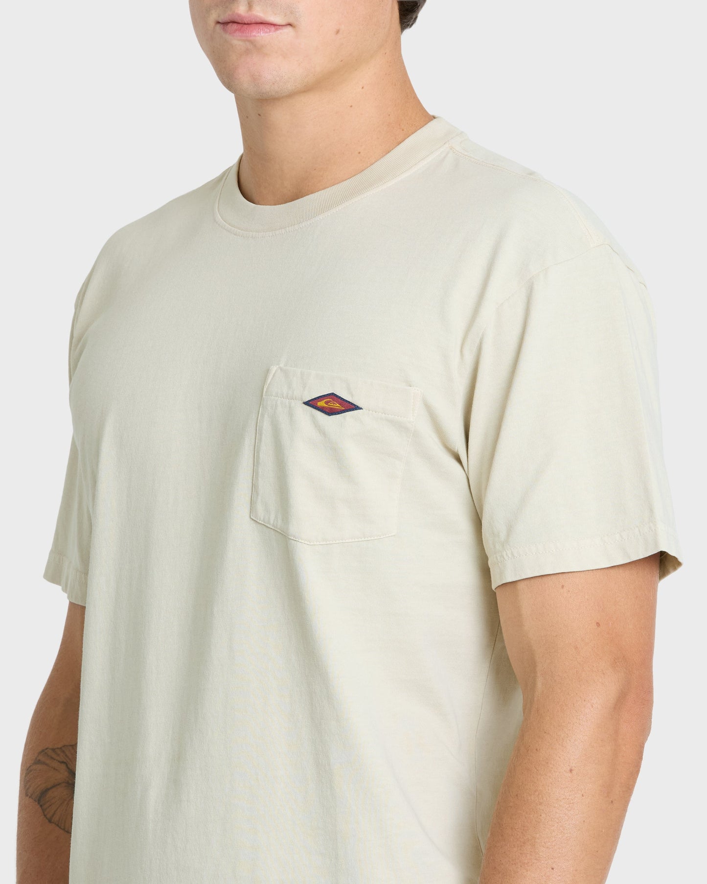 Saltwater Pigment-Dyed Short Sleeve Pocket Tee - Moonstruck