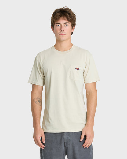 Saltwater Pigment-Dyed Short Sleeve Pocket Tee - Moonstruck