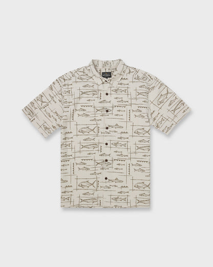 Waterman Topanga Short Sleeve Shirt - Moonbeam