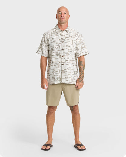 Waterman Topanga Short Sleeve Shirt - Moonbeam