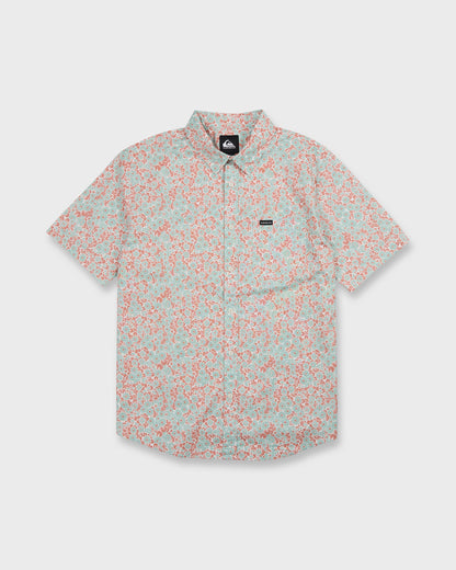 Ditsy Daze Classic Short Sleeve Woven Shirt - Blue Haze