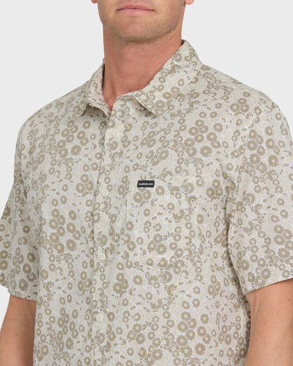 Ditsy Daze Classic Short Sleeve Woven Shirt - Seneca Rock