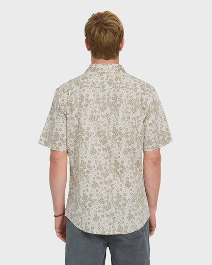 Ditsy Daze Classic Short Sleeve Woven Shirt - Seneca Rock