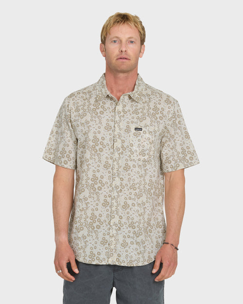 Ditsy Daze Classic Short Sleeve Woven Shirt - Seneca Rock