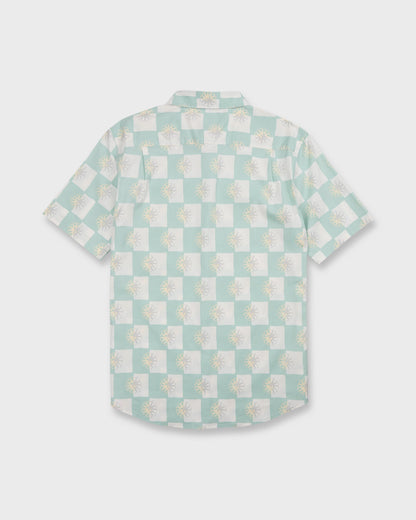 Sundial Classic Stretch Short Sleeve Woven Shirt - Blue Haze