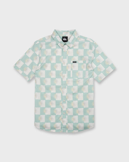 Sundial Classic Stretch Short Sleeve Woven Shirt - Blue Haze