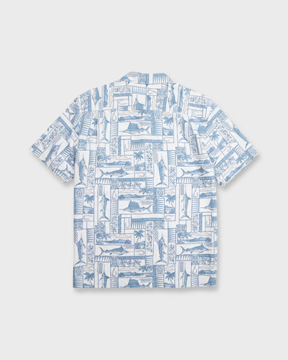 Waterman East Cape Short Sleeve Woven Shirt - White