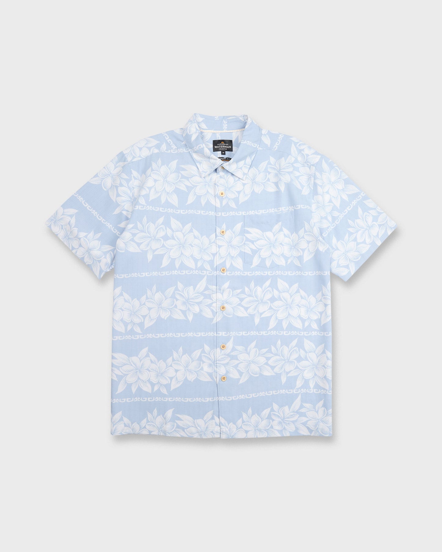 Waterman Horizons Short Sleeve Woven Shirt - Skyway