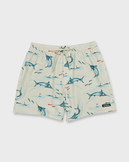Waterman Mix Pack 17" Swim Trunks - Moonbeam