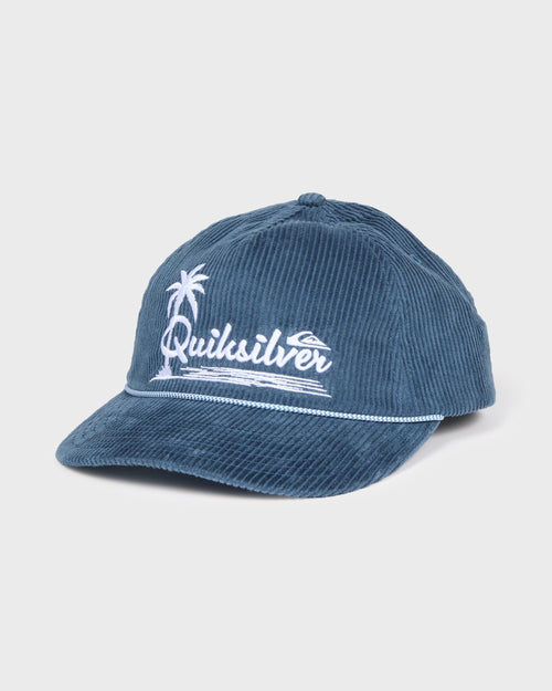 Palms 5-Panel Corduroy Snapback Hat - Riviera