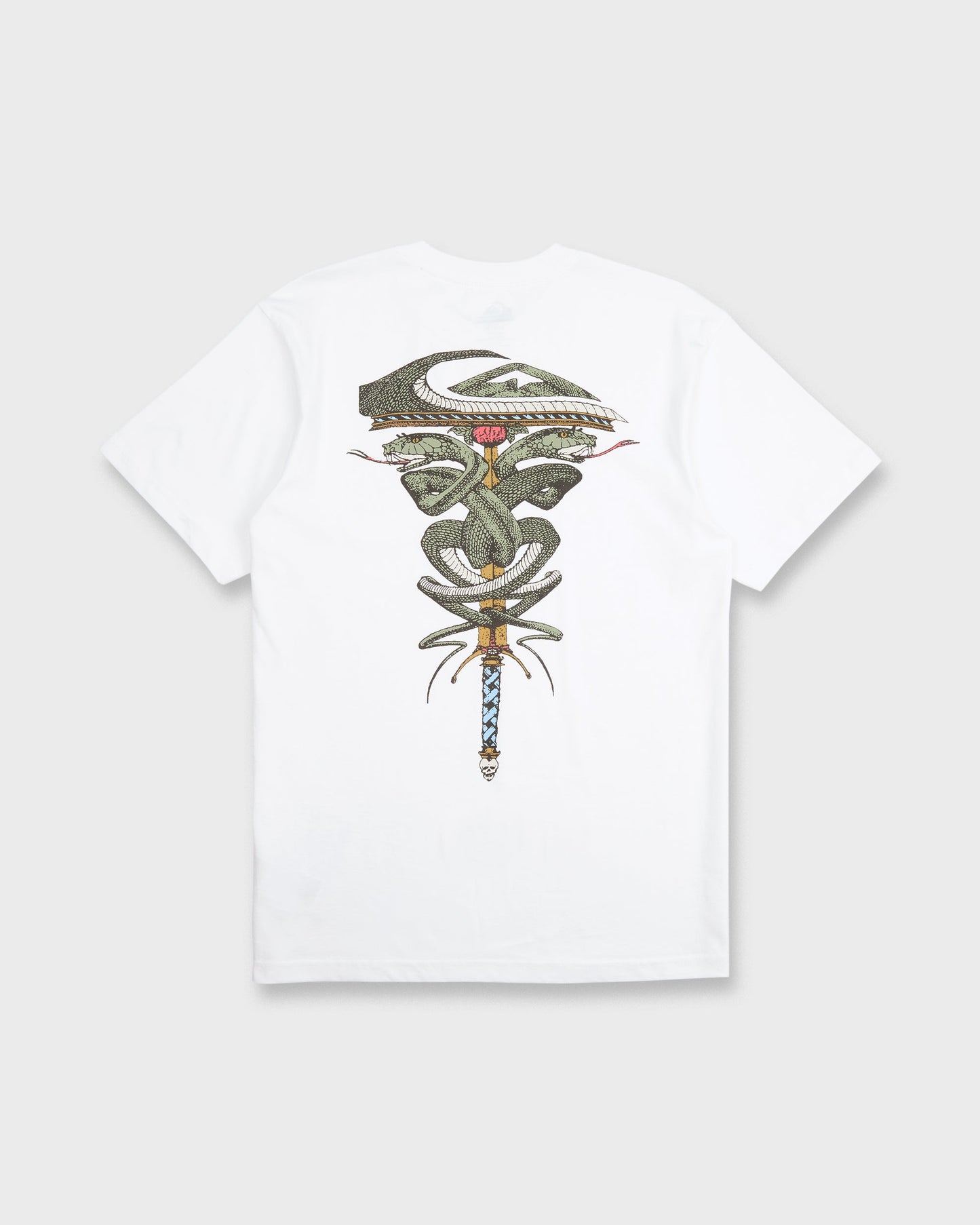 Serpents Short Sleeve Knit T-Shirt - White