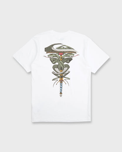 Serpents Short Sleeve Knit T-Shirt - White