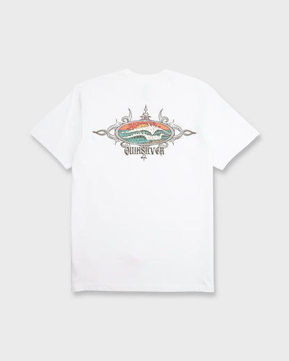 Crest Classic Short Sleeve Knit T-Shirt - White