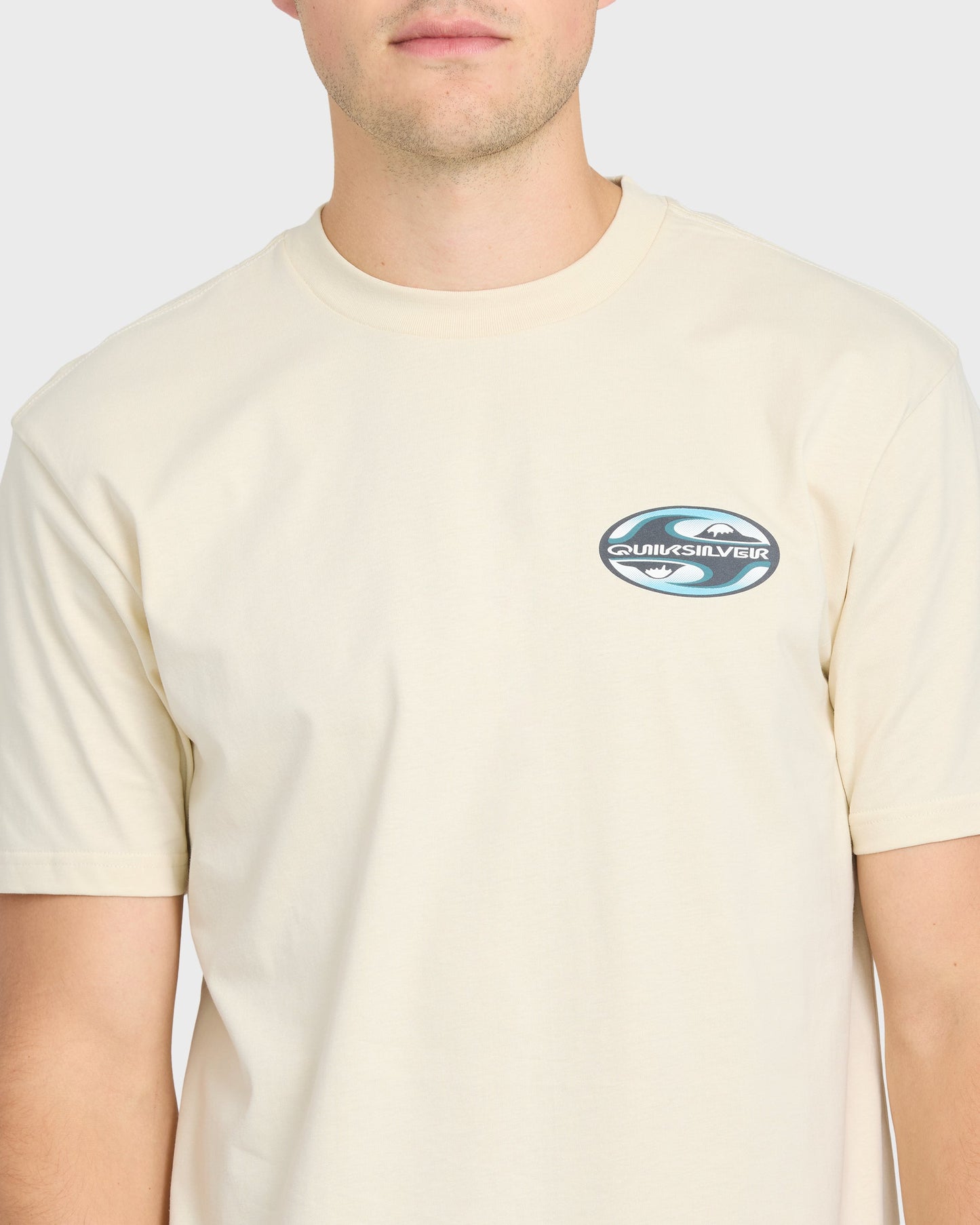 Original Yin Yang Classic Short Sleeve Cotton T-Shirt - Bone White