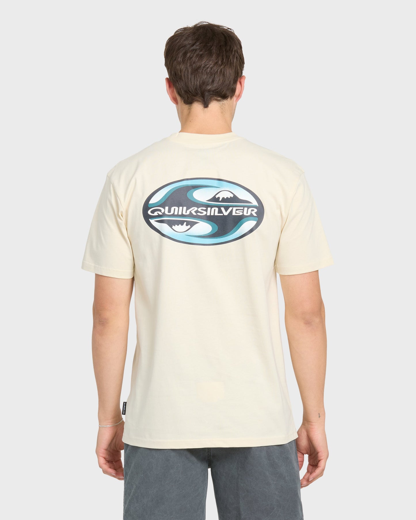 Original Yin Yang Classic Short Sleeve Cotton T-Shirt - Bone White