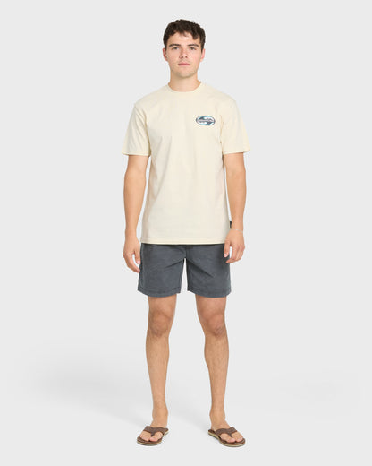 Original Yin Yang Classic Short Sleeve Cotton T-Shirt - Bone White