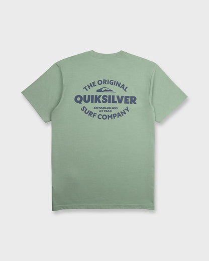 The Shed Short Sleeve Cotton T-Shirt - Lily Pad Heather