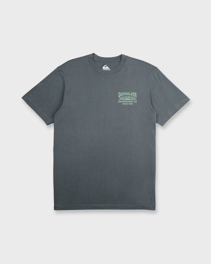 Radiant Flare Short Sleeve Knit T-Shirt - Iron Gate