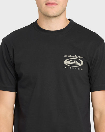 QS International Short Sleeve Knit T-Shirt - Black