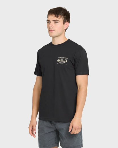QS International Short Sleeve Knit T-Shirt - Black