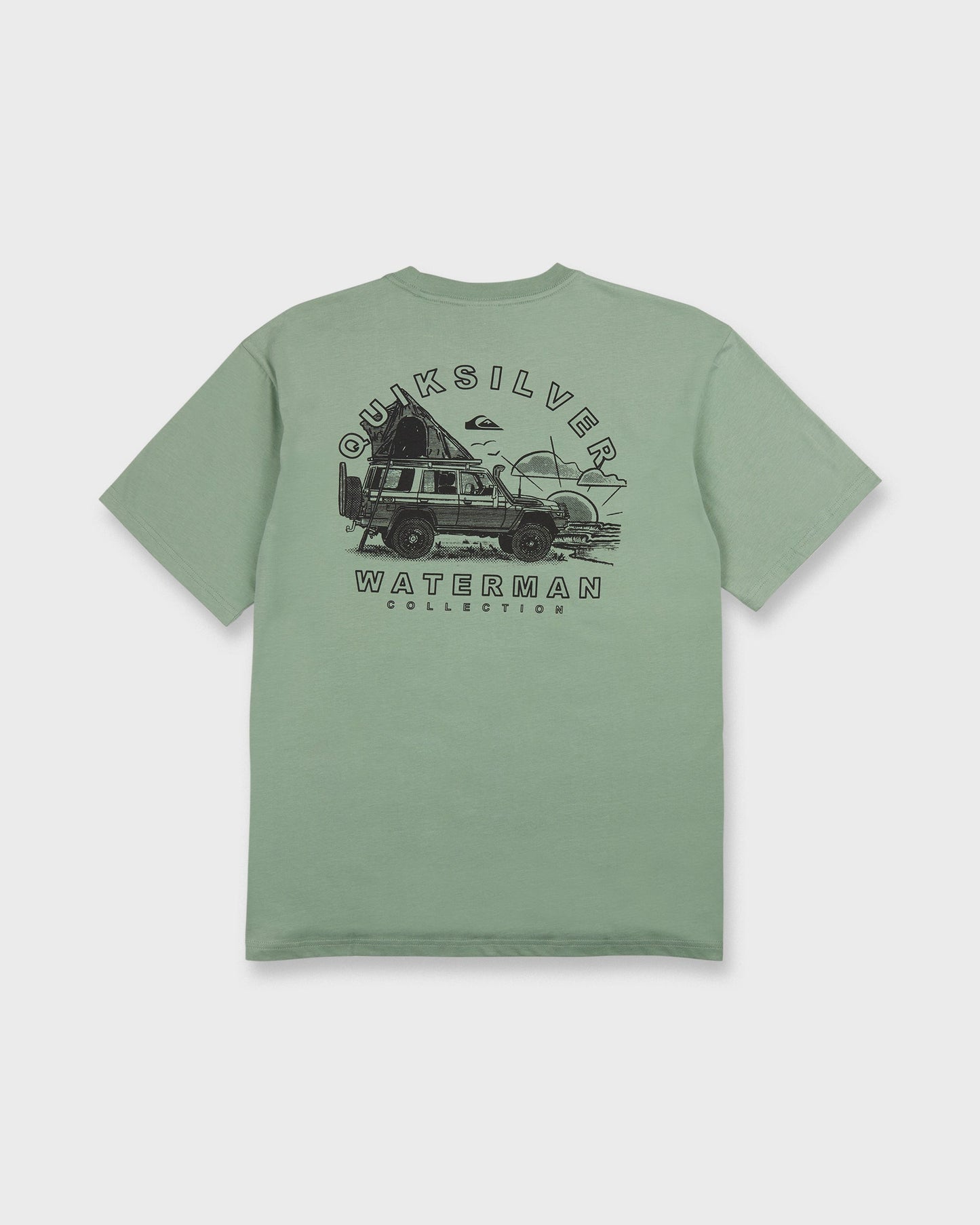 Waterman Traveler Classic Short Sleeve Cotton T-Shirt - Lily Pad