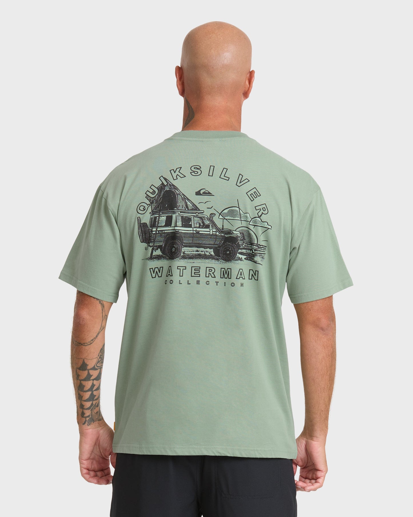 Waterman Traveler Classic Short Sleeve Cotton T-Shirt - Lily Pad